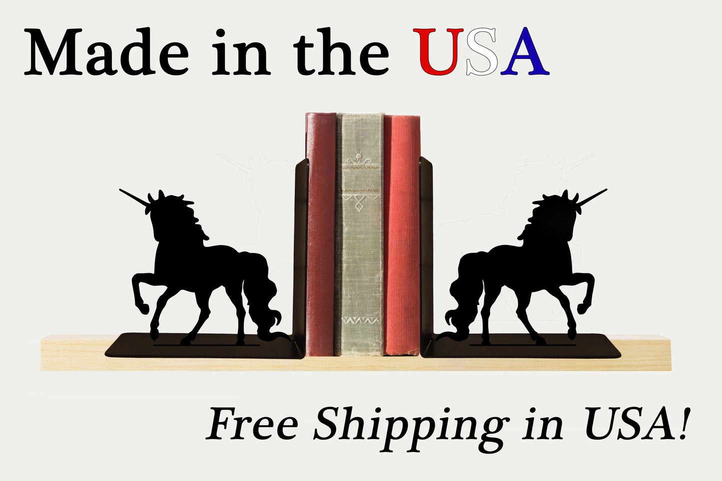 Unicorn Bookends