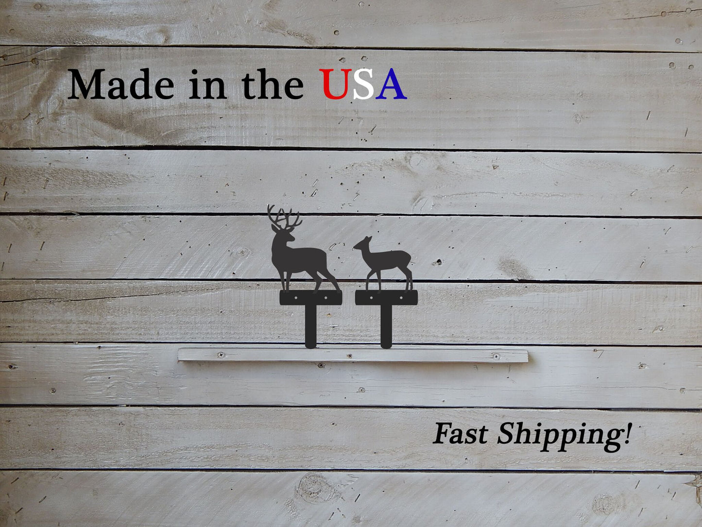 Buck and Doe Towel Hooks