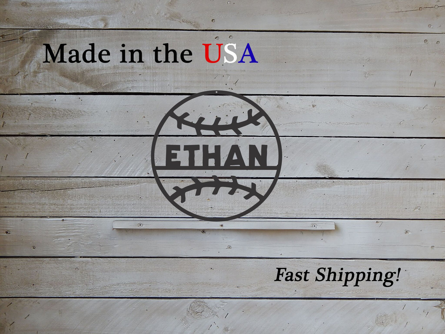 12" Kid's Baseball with Name Plate
