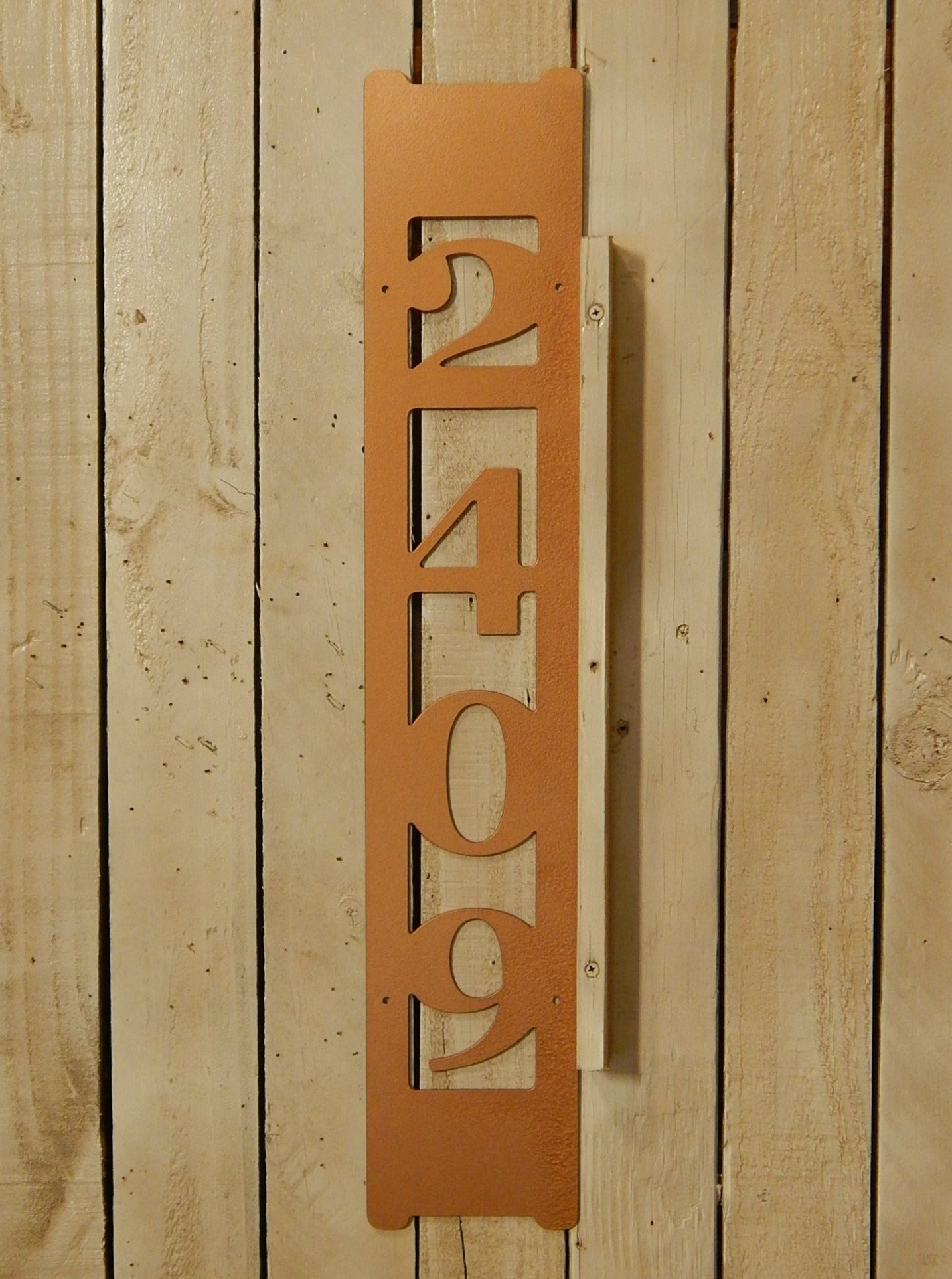 Vertical House Address Plaque