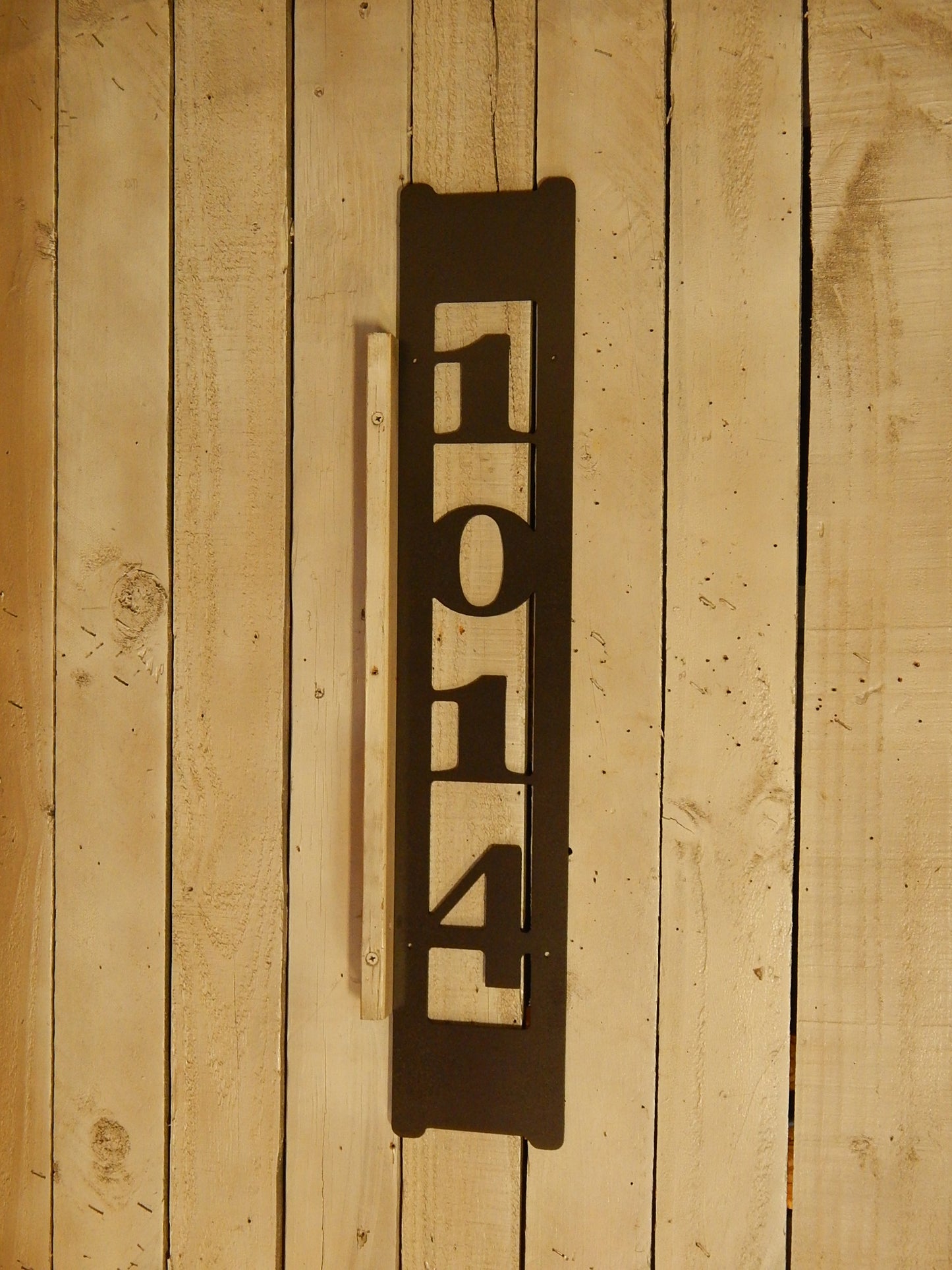 Vertical House Address Plaque