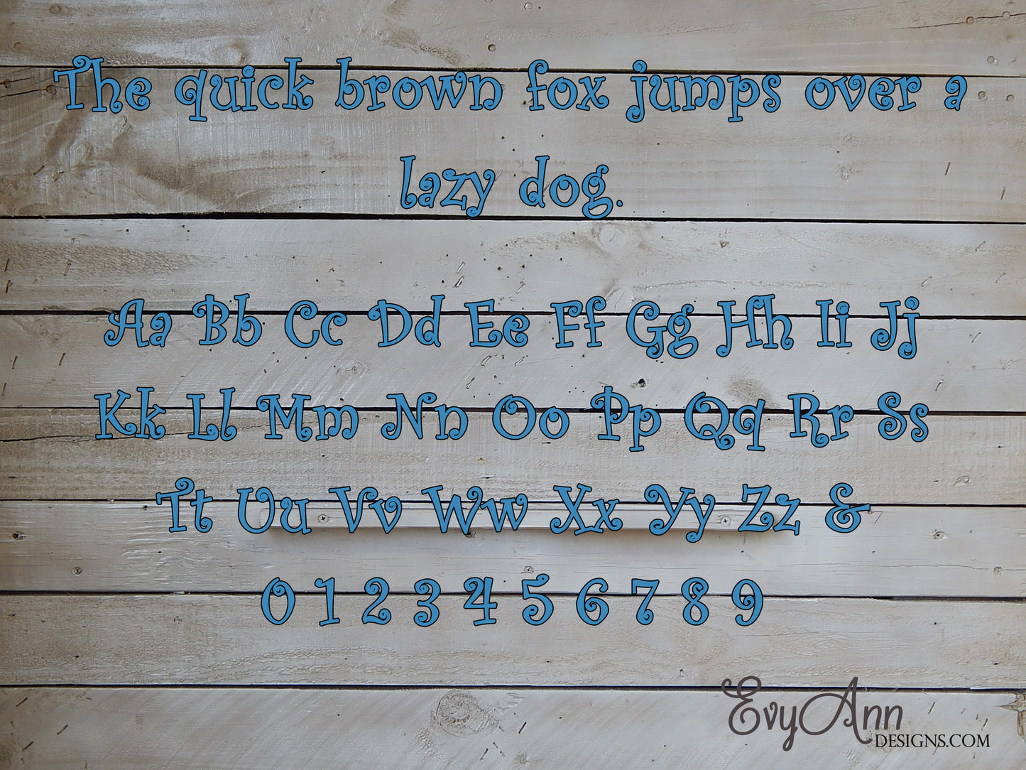 Monogram Initials, Cute Font