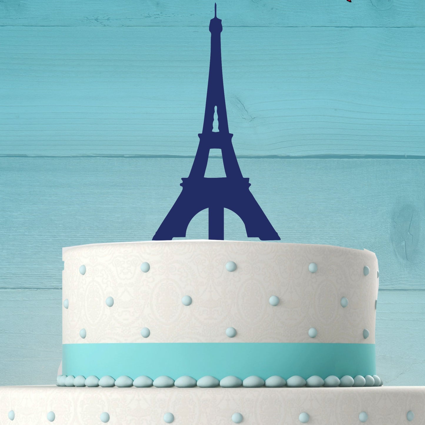 Paris Eiffel Tower Cake Topper