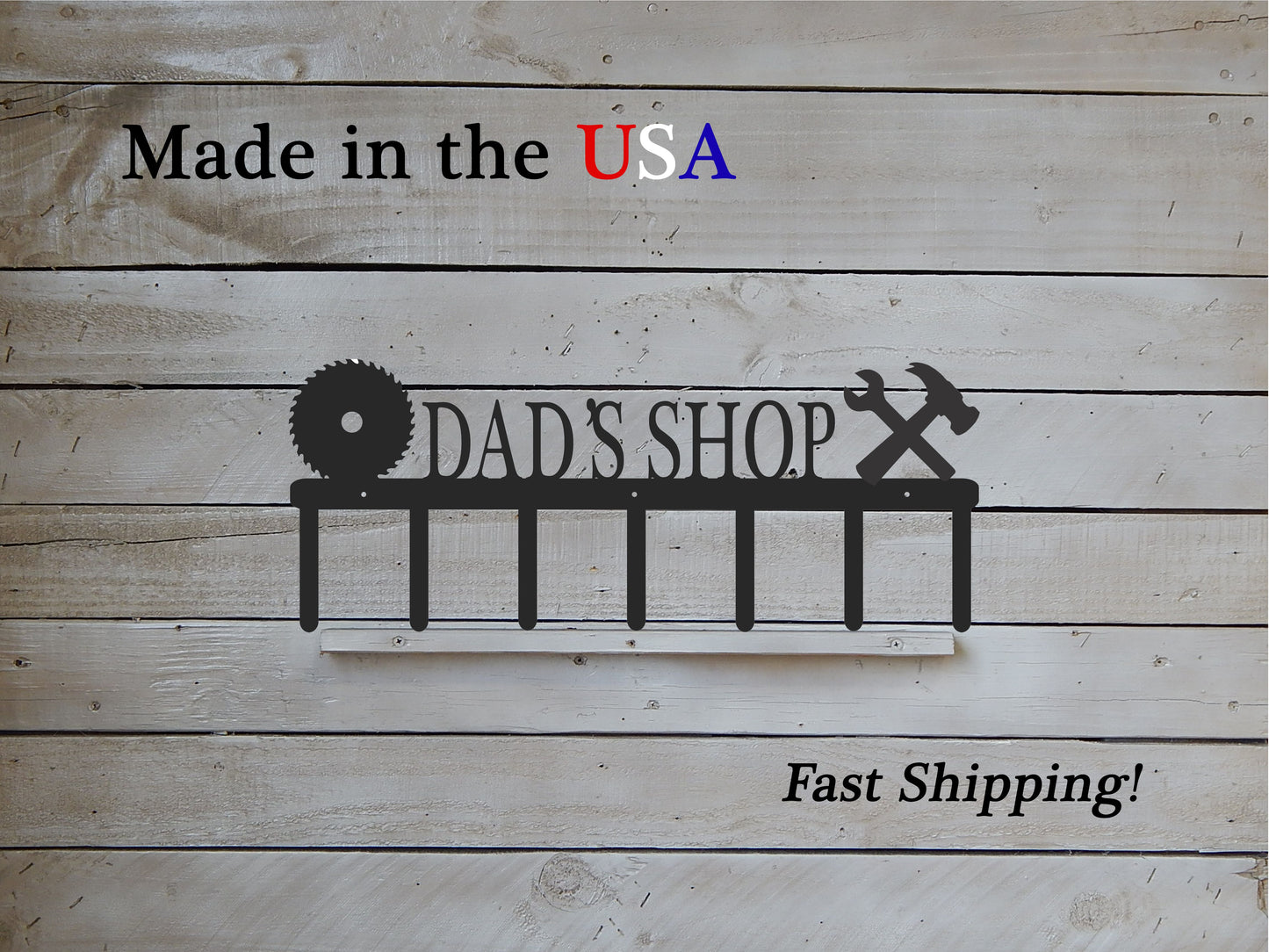 Dad's Shop Coat Rack
