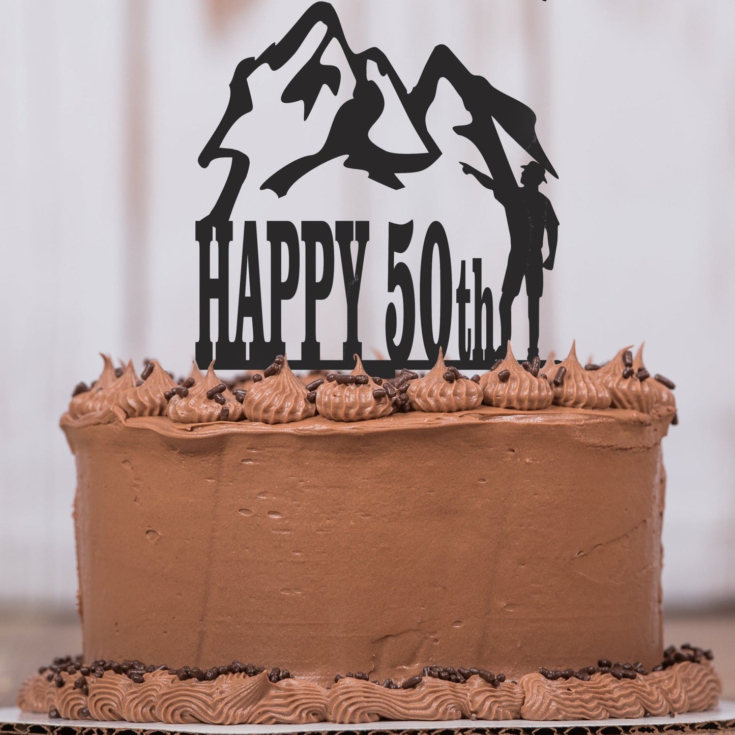 50th Birthday Cake Topper
