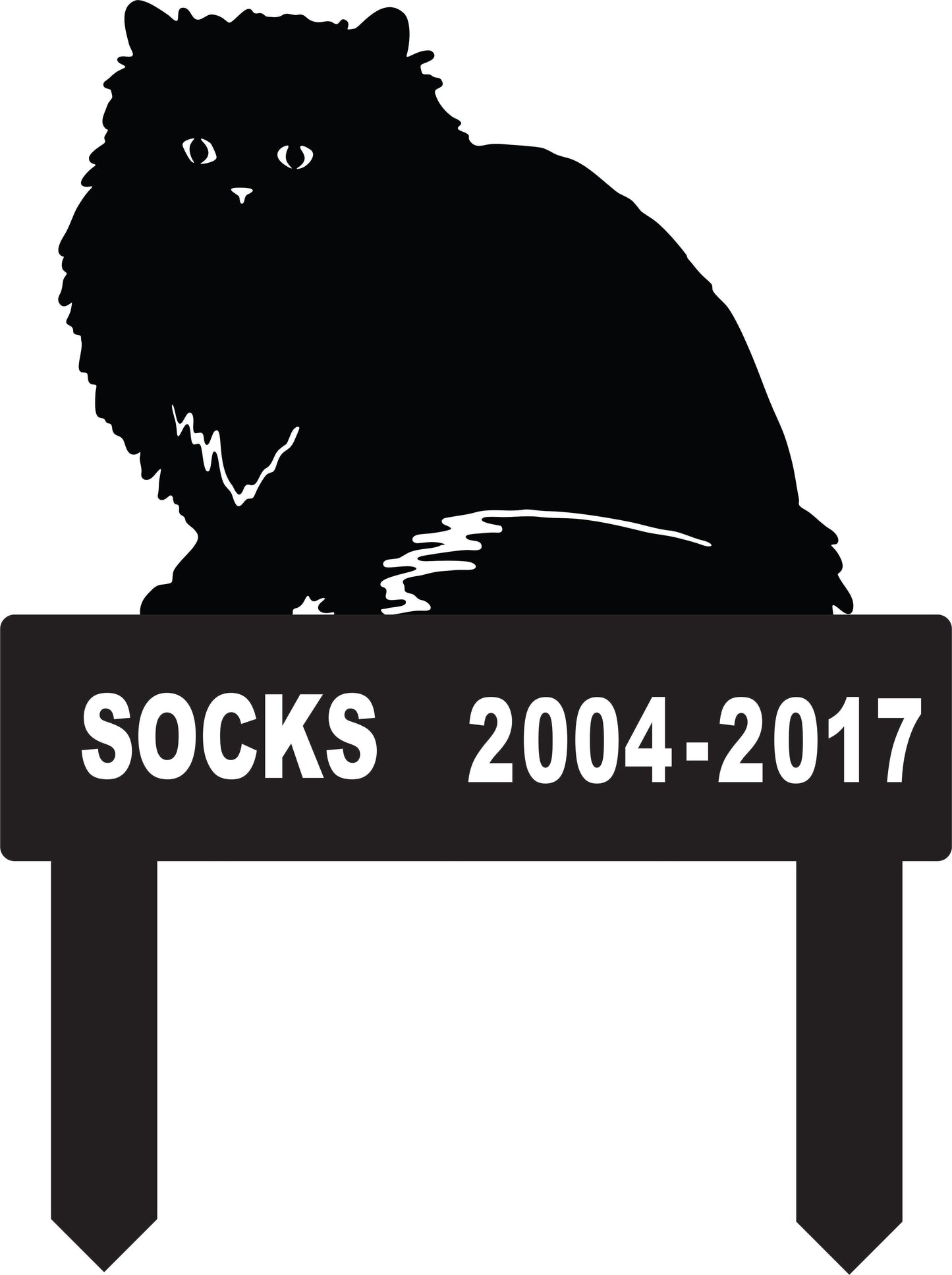 Pet Memorial Marker with Stake for any Pet