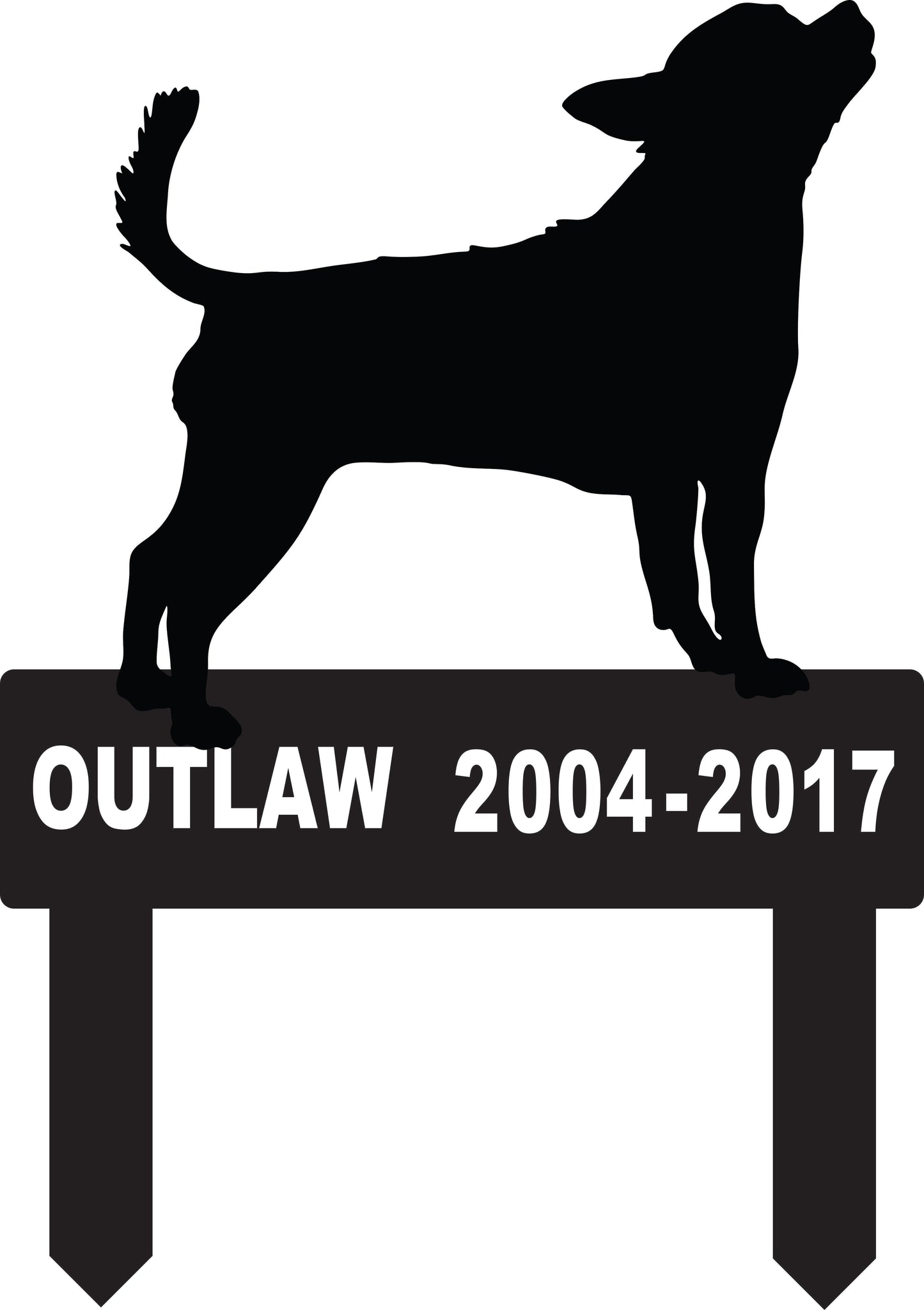 Pet Memorial Marker with Stake for any Pet