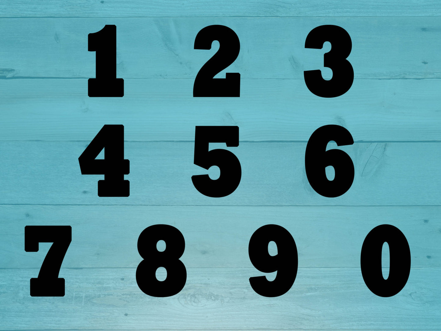Single Number Cupcake Toppers, Any Single Number