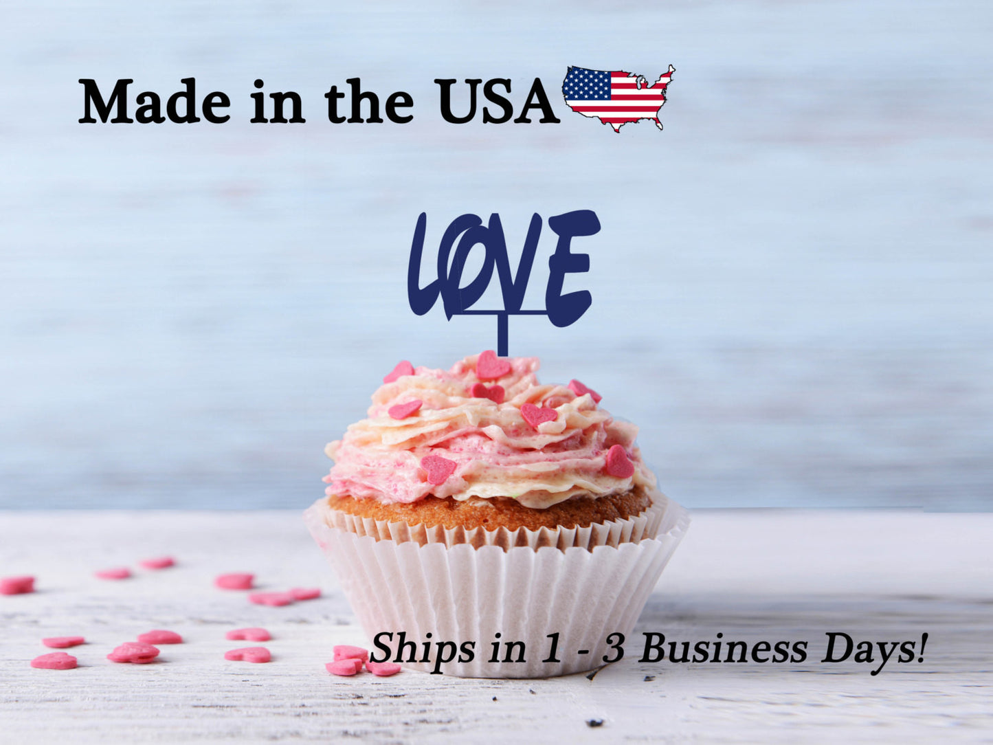 Love Cupcake Toppers
