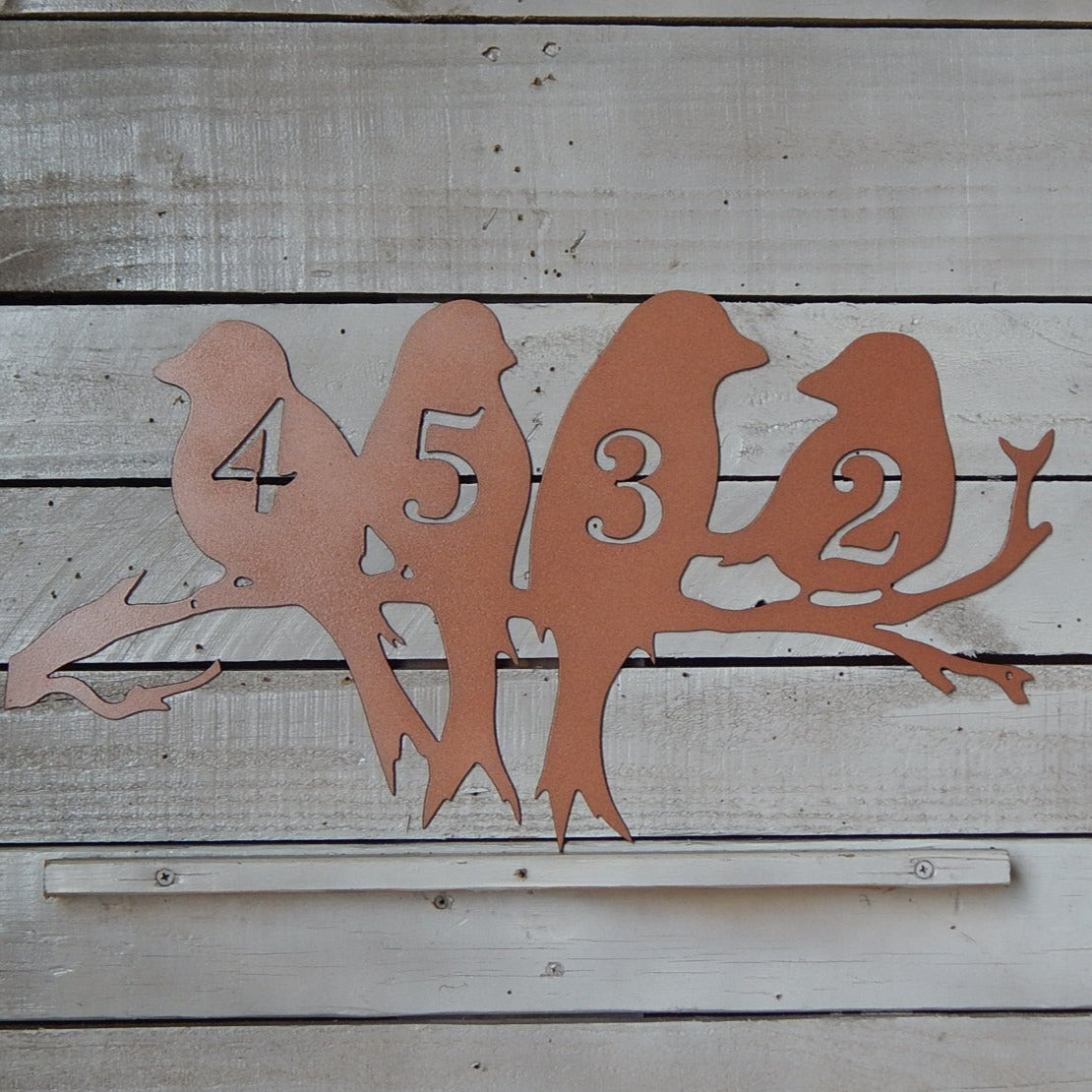 4 Birds On A Limb Address Plaque