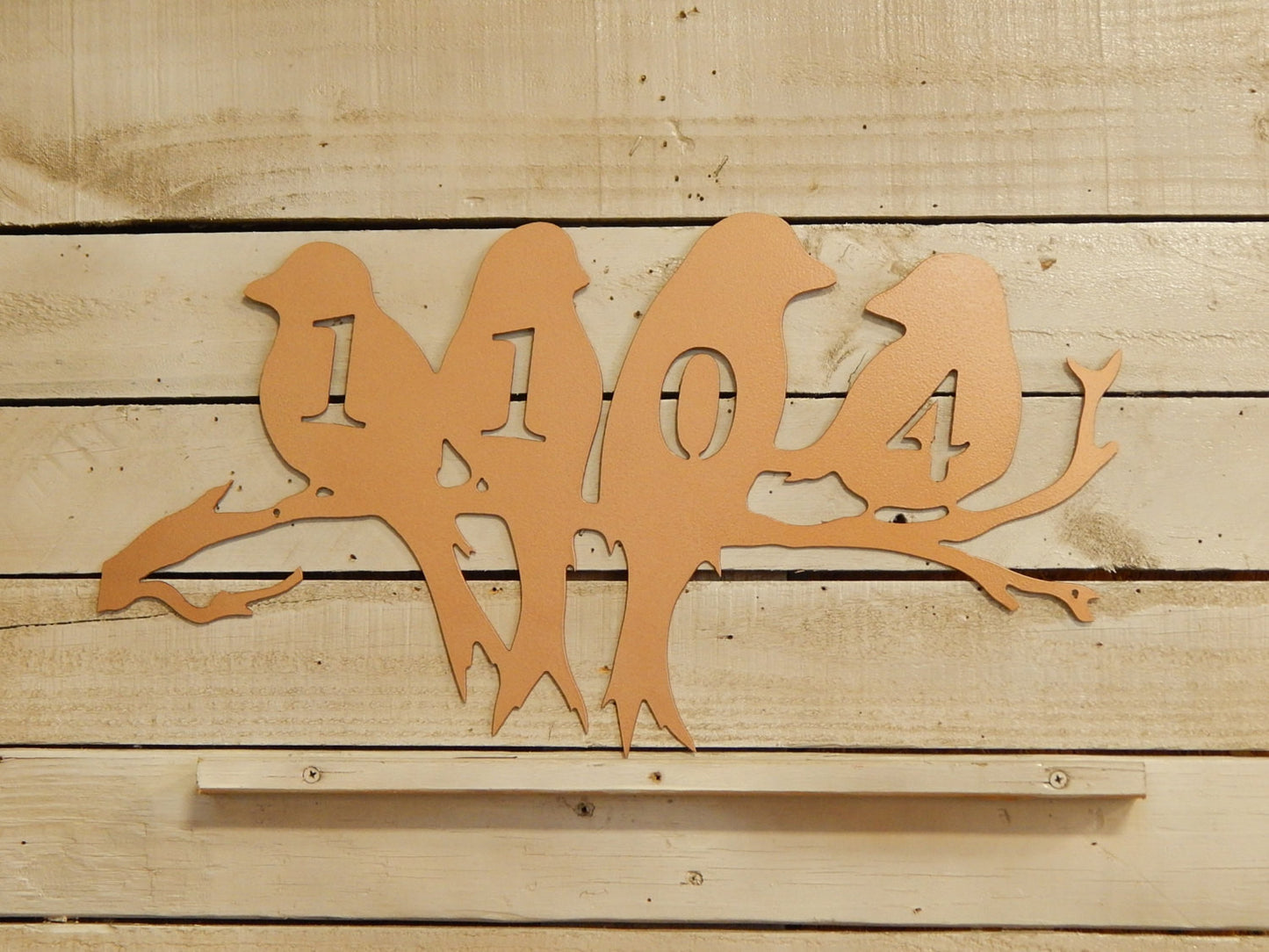 4 Birds On A Limb Address Plaque