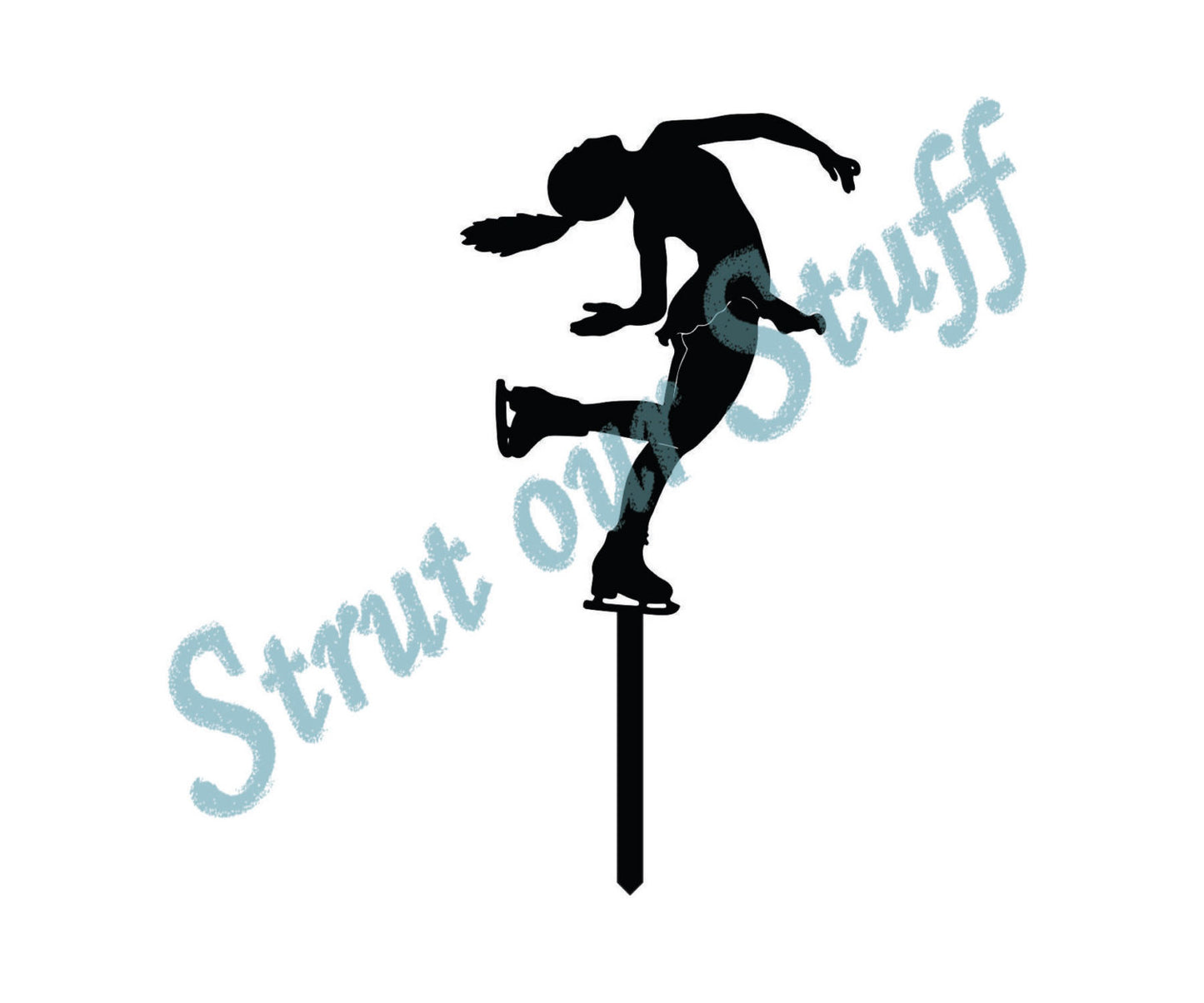 Ice Skater Cupcake Toppers