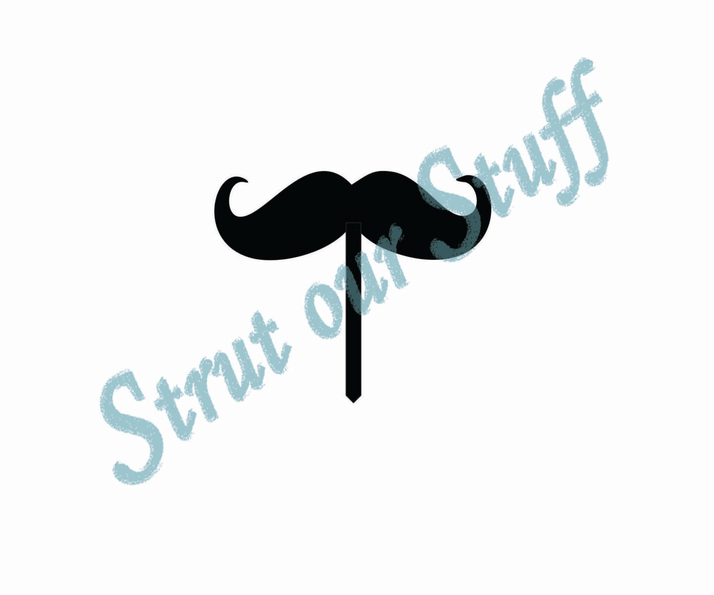 Mustache Cupcake Toppers