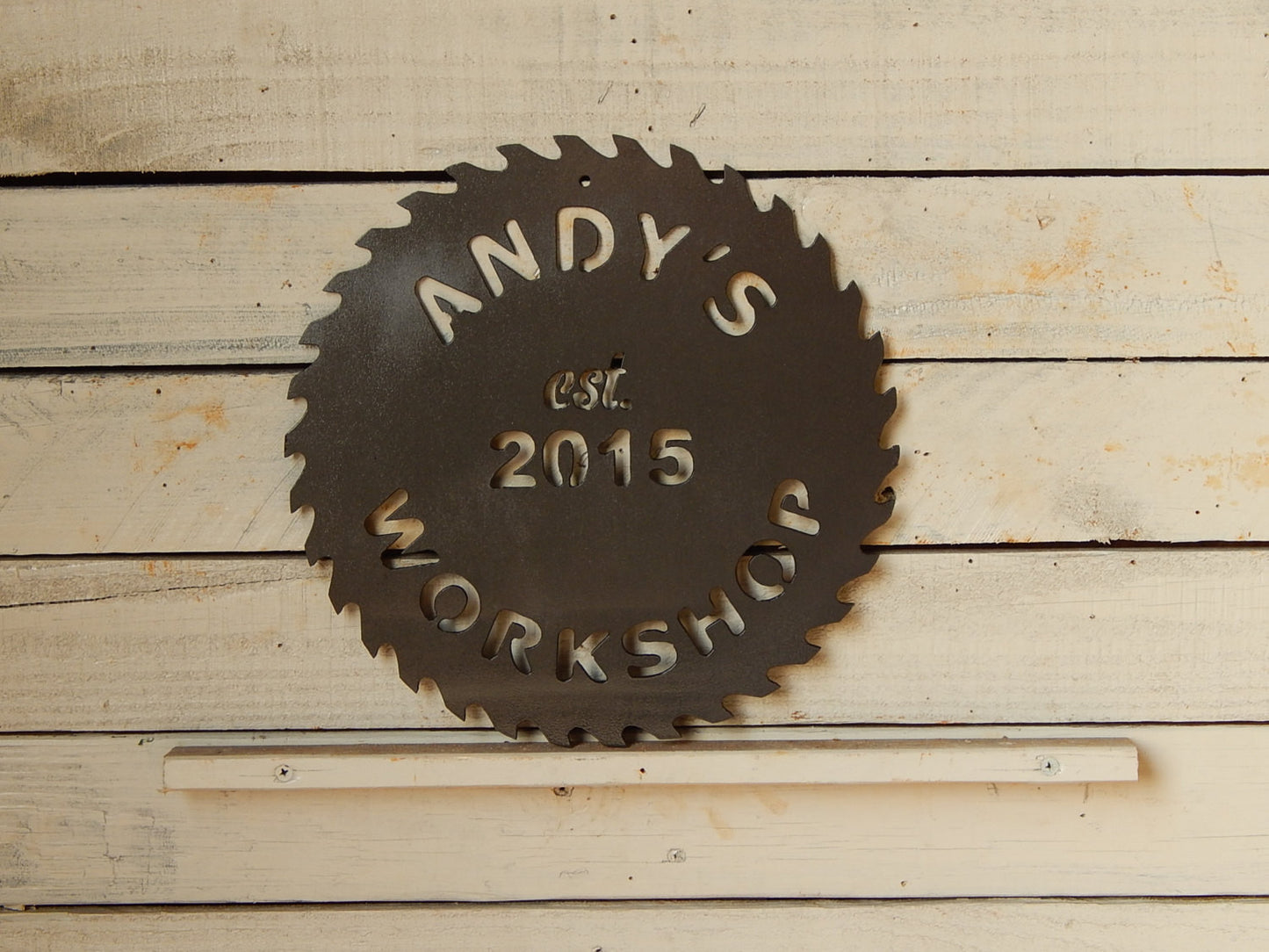 Workshop Sign with Established Date