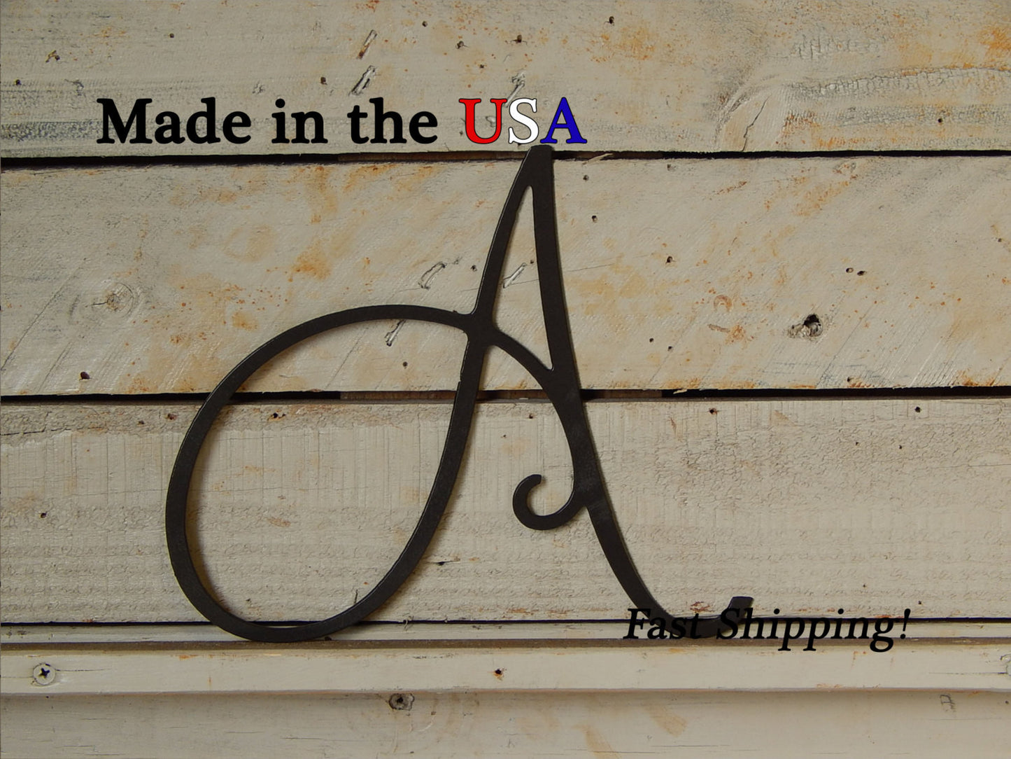 12" Fancy Capital Letter