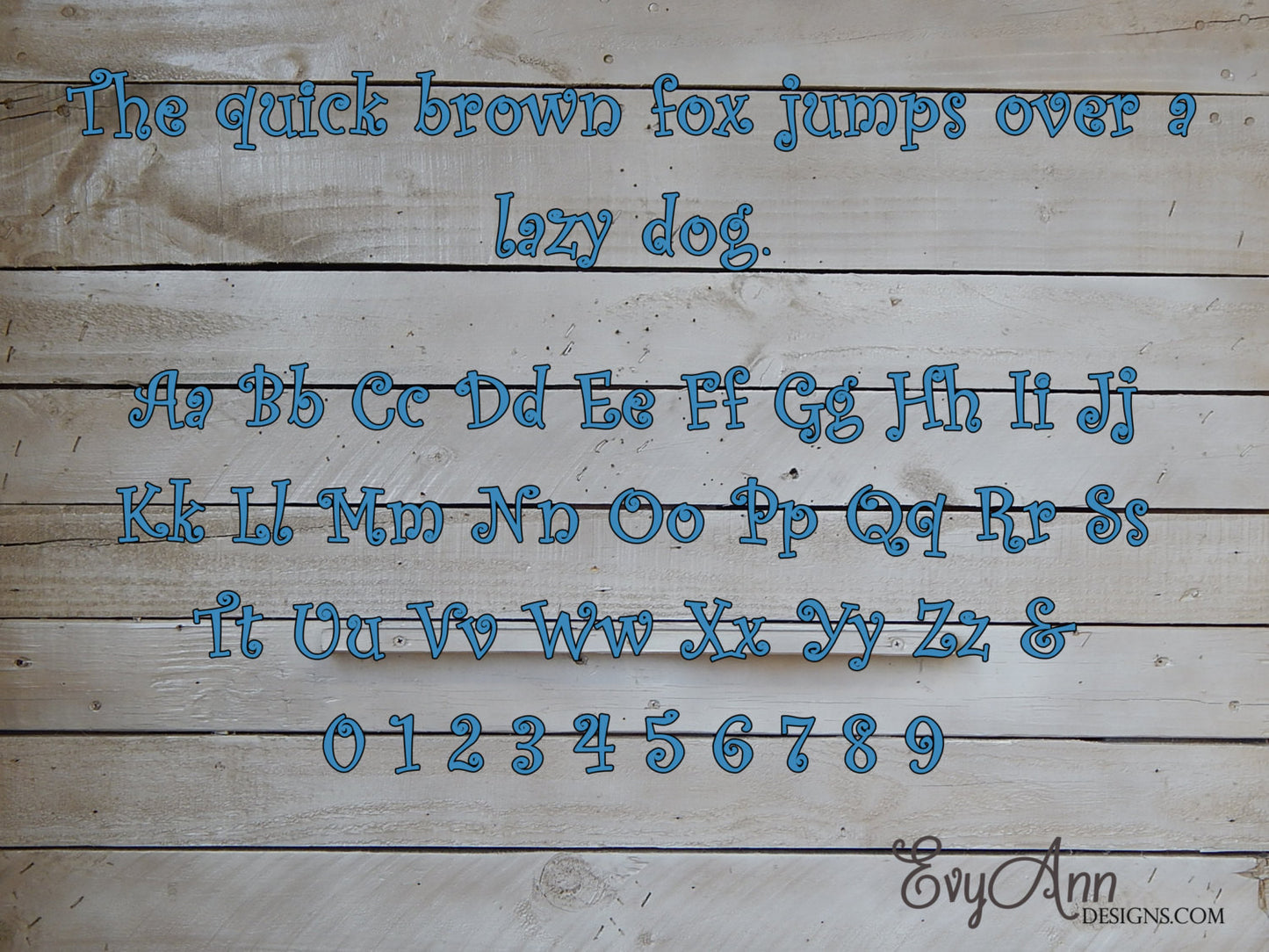 Ampersand Sign, Fun Font