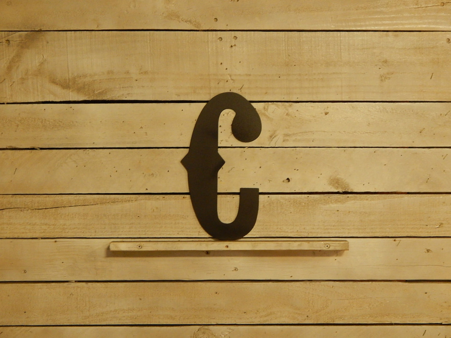 4" Western Capital Letter
