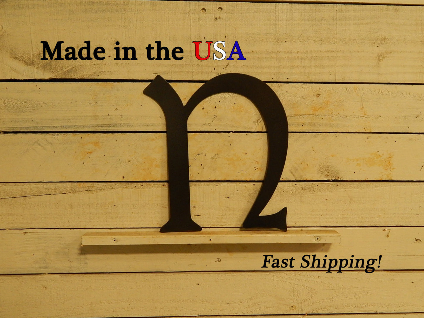 12" Elegant Lower Case Letter