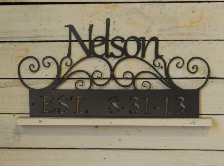 Family Last Name Sign