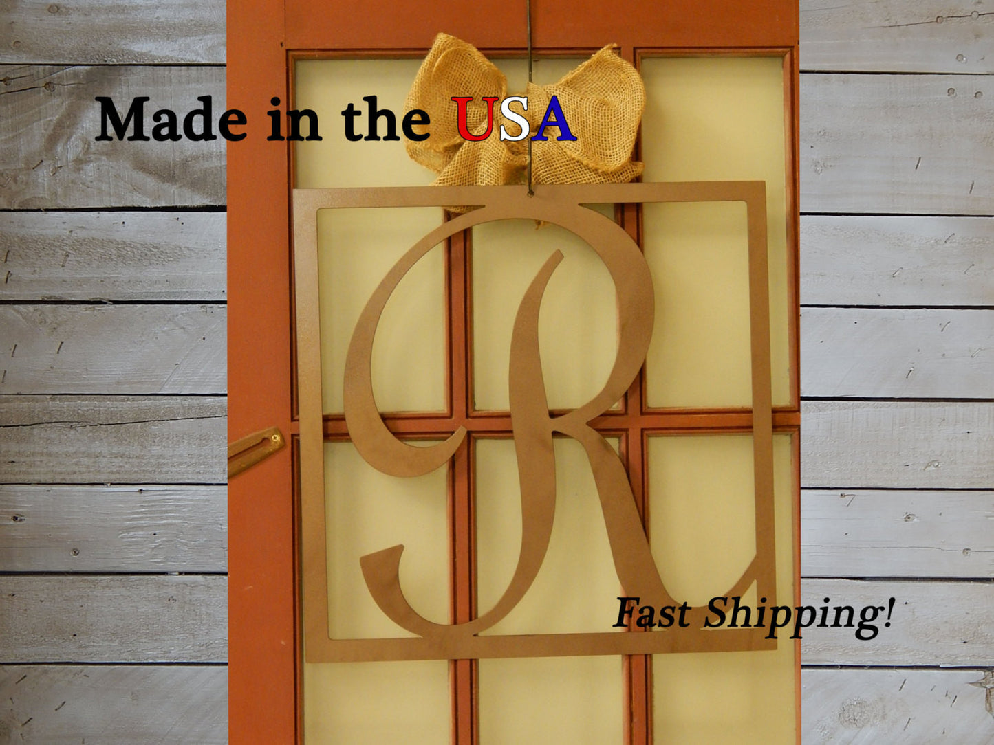 20" Square Monogram
