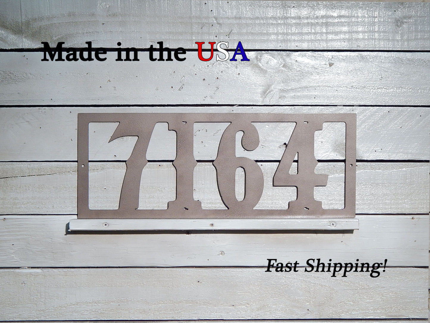 Western House Number Plaque