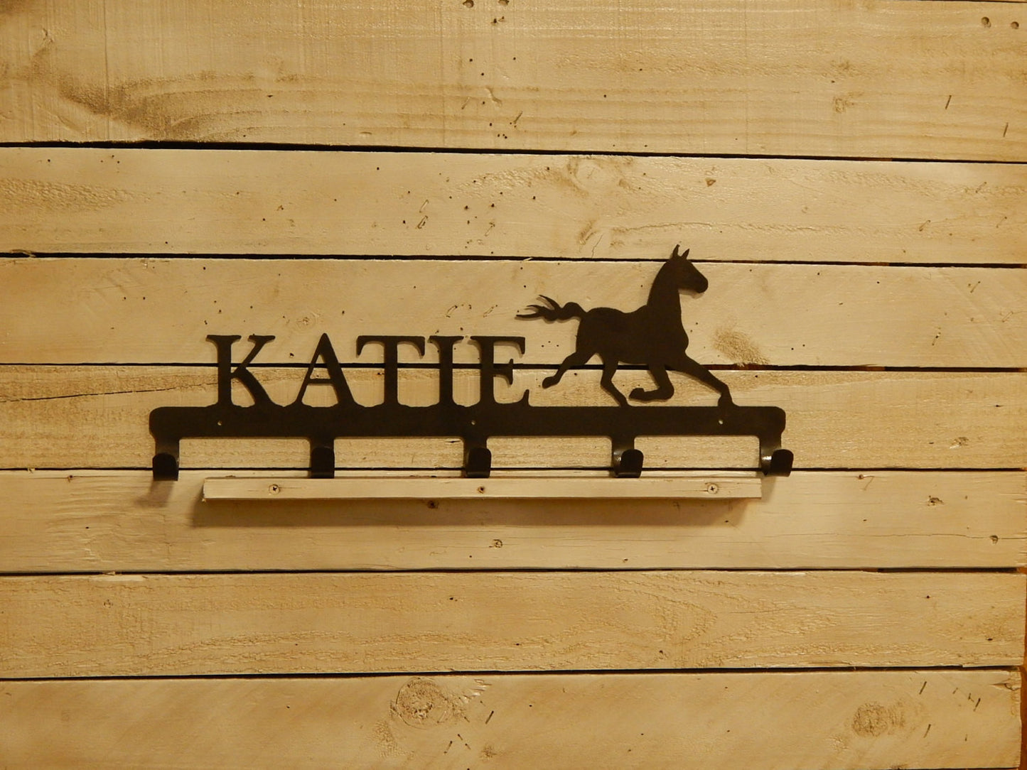 Coat Rack with Horse