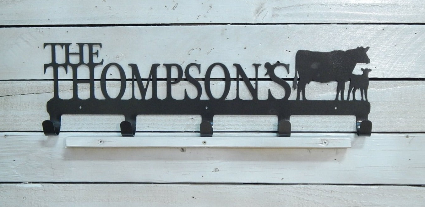 Cow Hanging Coat Rack