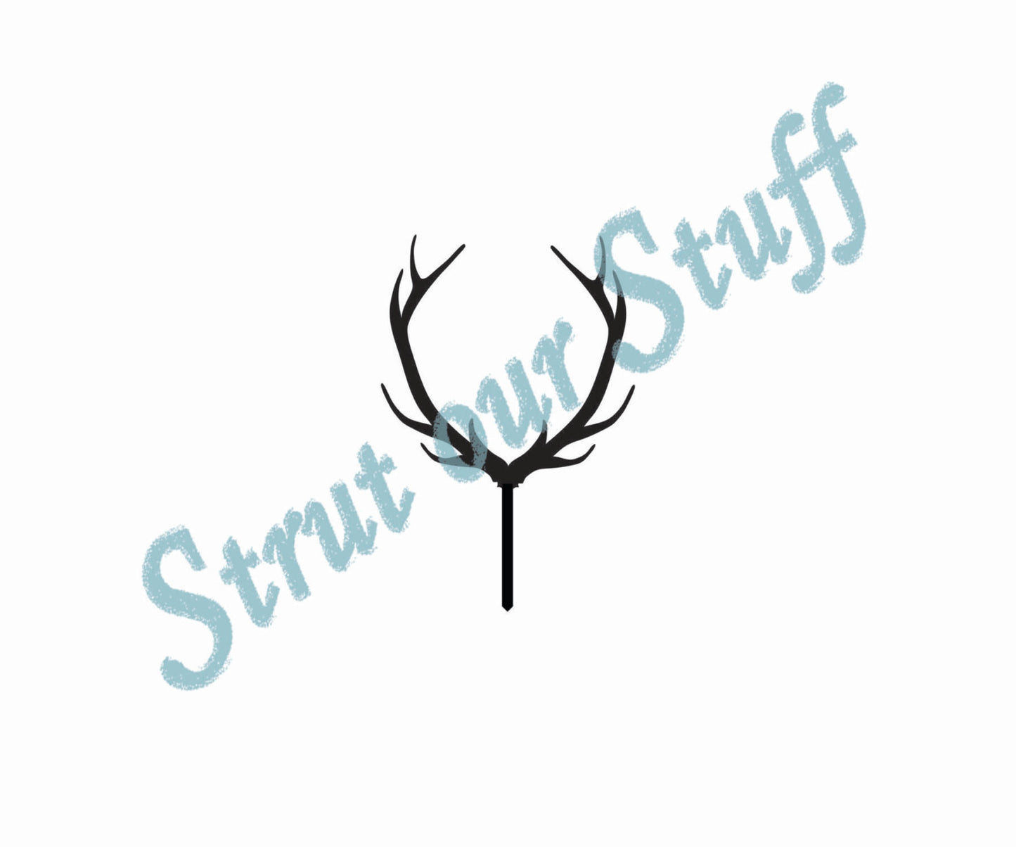 Deer Antler Cupcake Toppers
