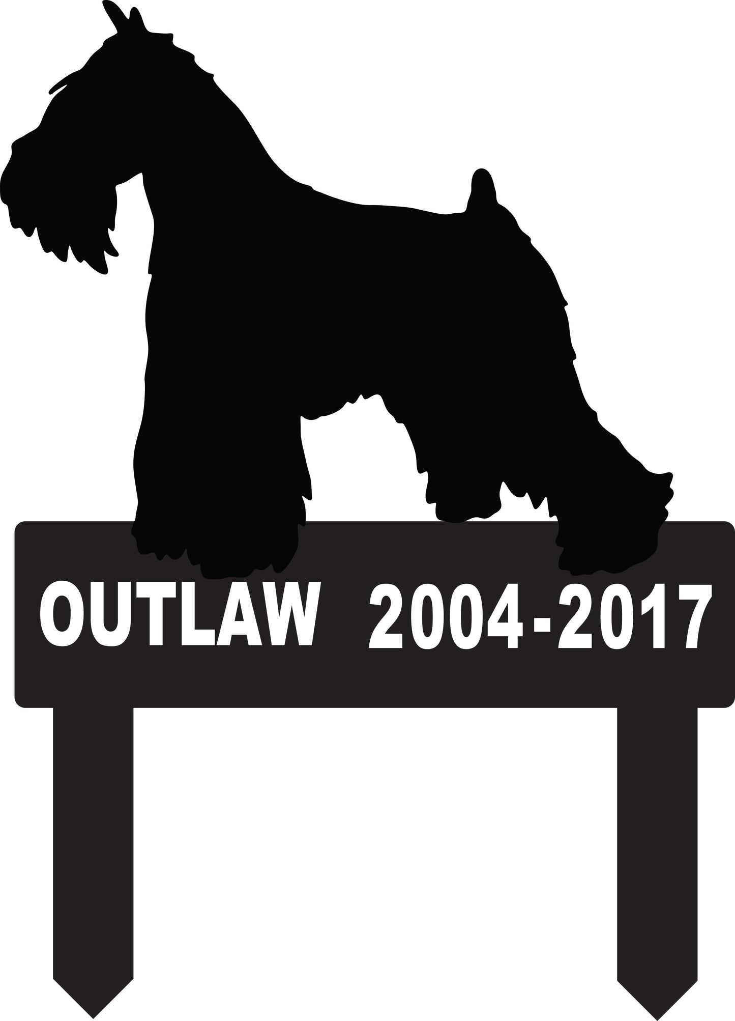 Pet Memorial Marker with Stake for any Pet