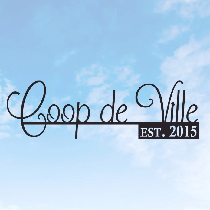 10" Coop de Ville, with Established Year