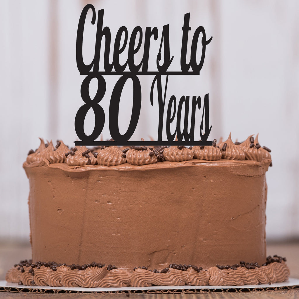 Cheers to Cake Topper with Any Age