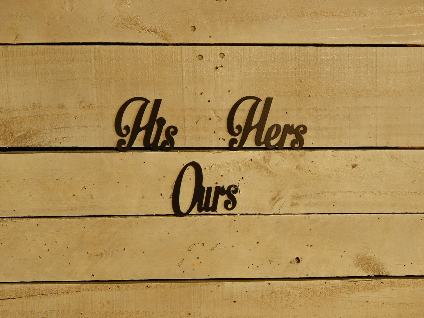 His Hers Ours, Set of 3