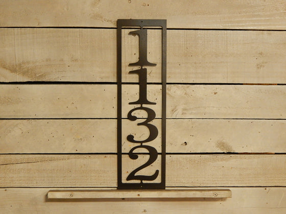 Vertical House Number