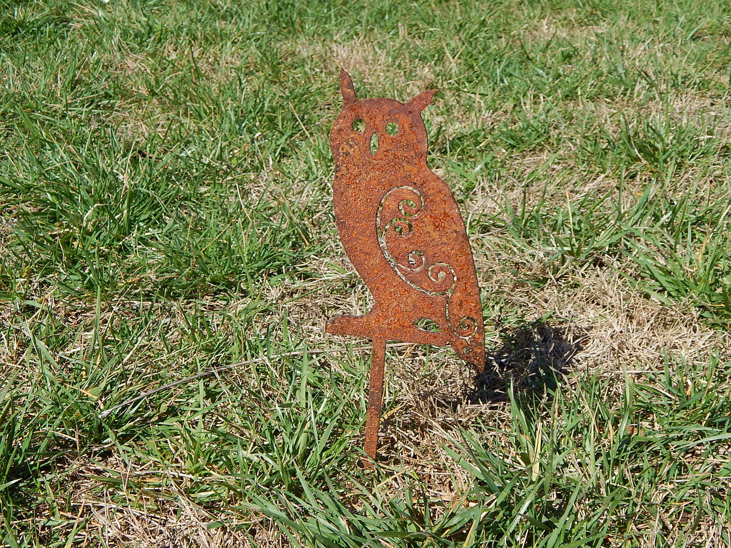 Great Horned Owl Yard Art