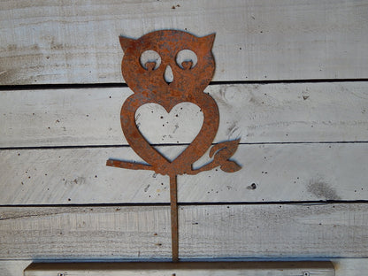 Whimsical Owl Yard Art