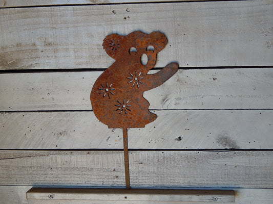 Whimsical Koala Bear Yard Art