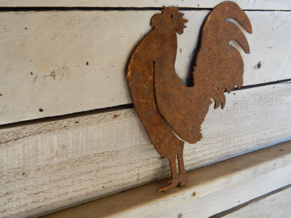 Rooster Yard Art