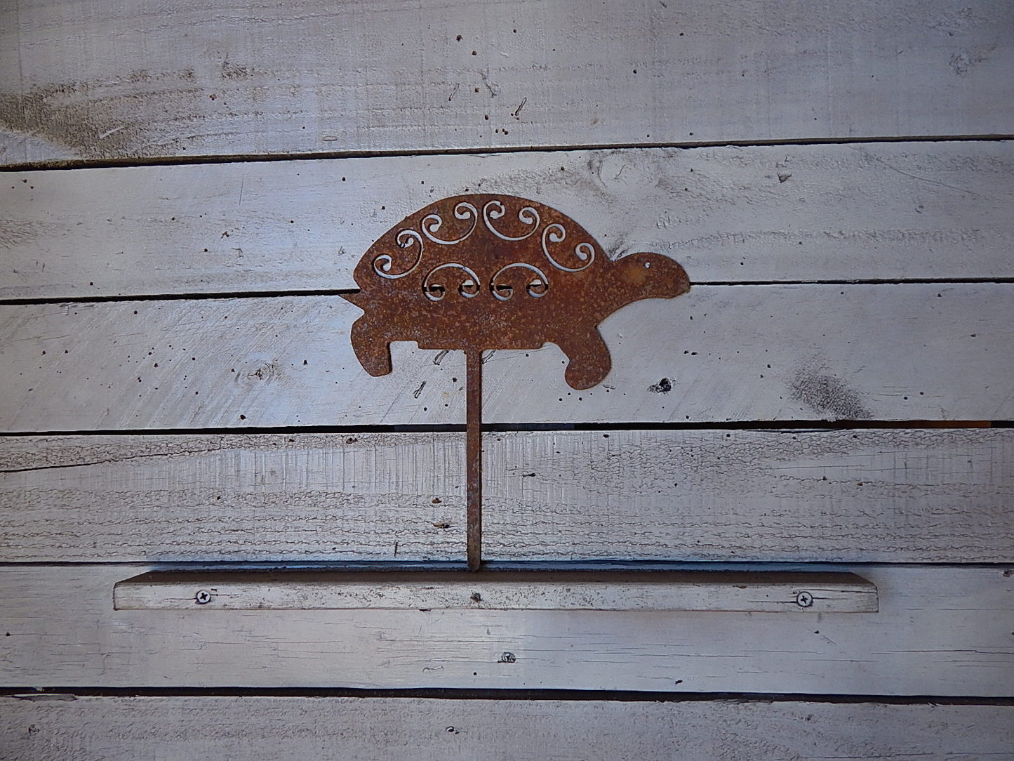 Turtle Yard Art - Rusty