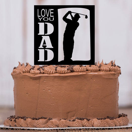 Golf Dad Cake Topper