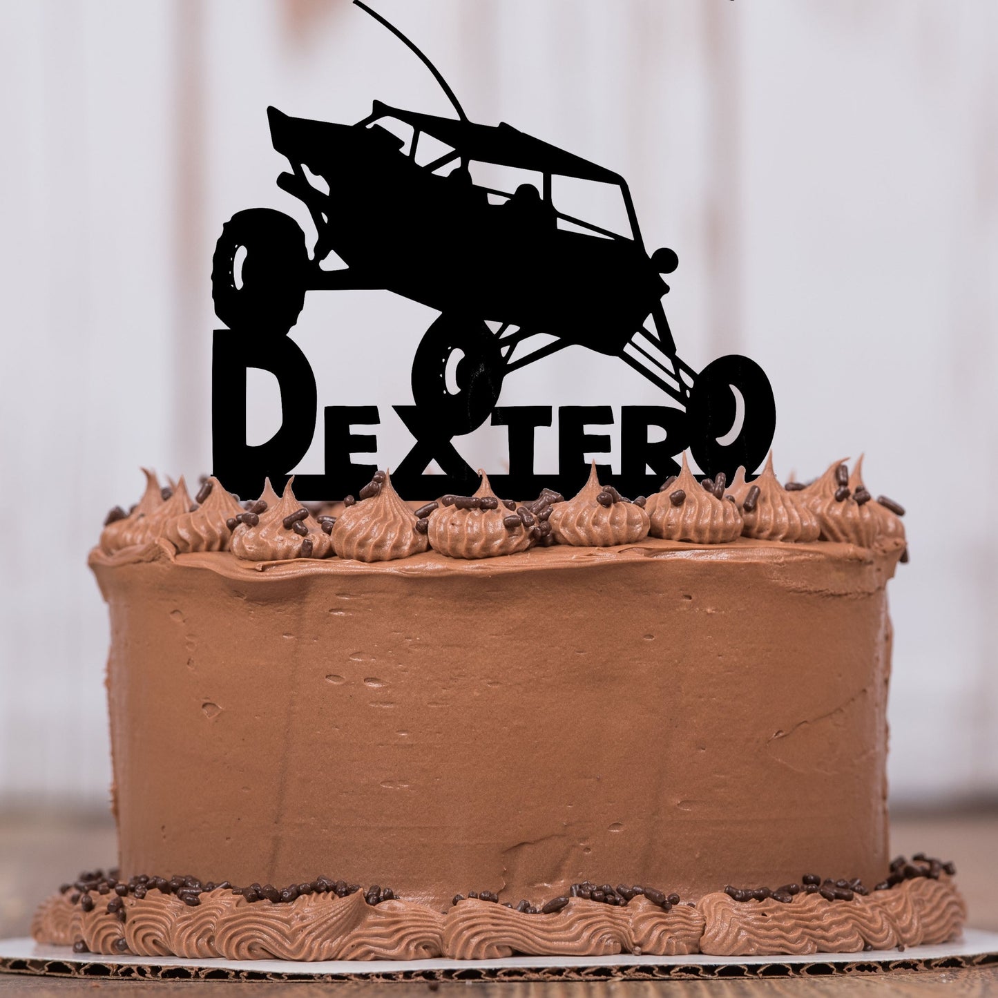 Dune Buggy Cake Topper with Name