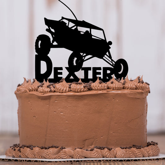 Dune Buggy Cake Topper with Name