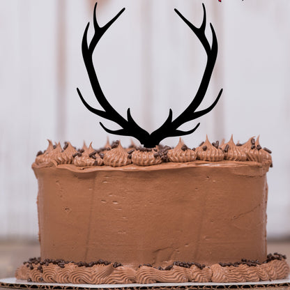Deer Antler Cake Topper