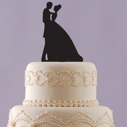 Bride and Groom Dancing Cake Topper