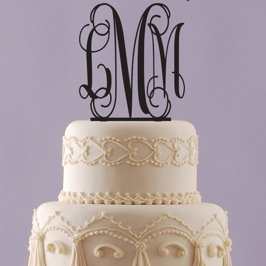 Monogram Cake Topper