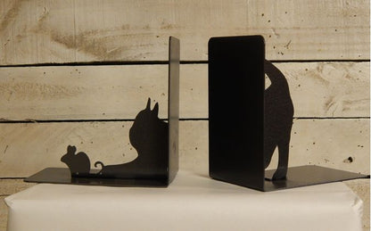 Cat and Mouse Bookends