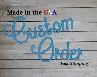 Custom Order: Bobby Ellison