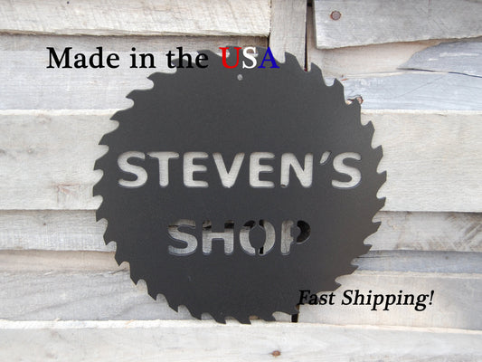 Personalized Tool Shop Sign