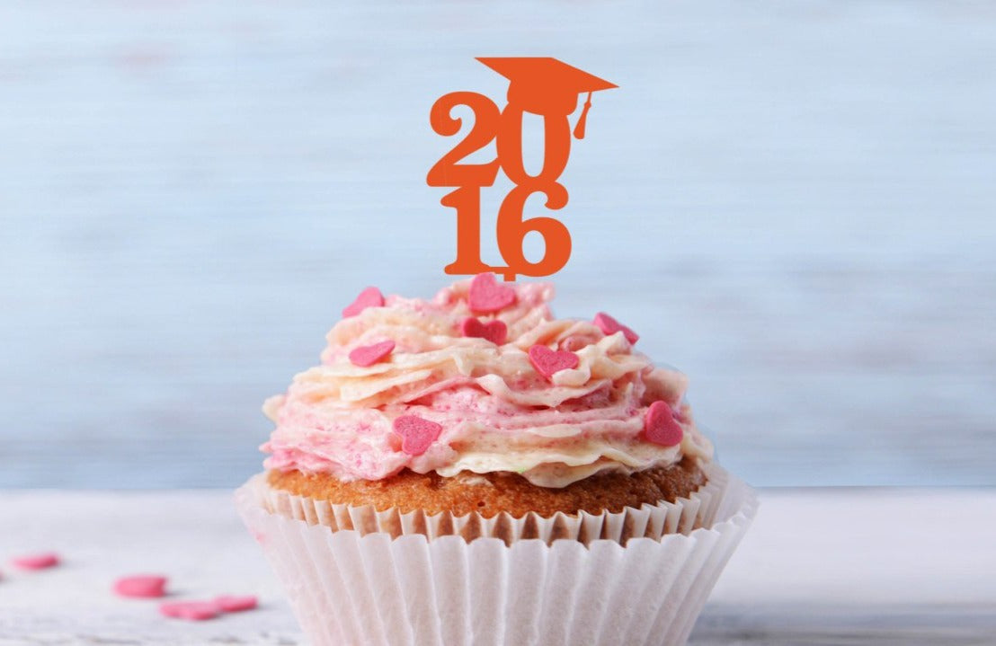 Graduation Cupcake Toppers, Any Year