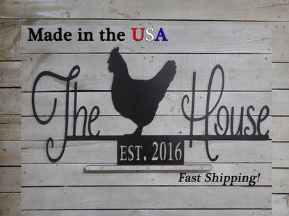 The Chicken House Sign