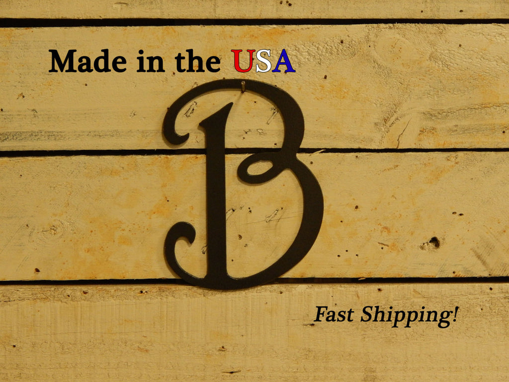 4" Elegant Capital Letter